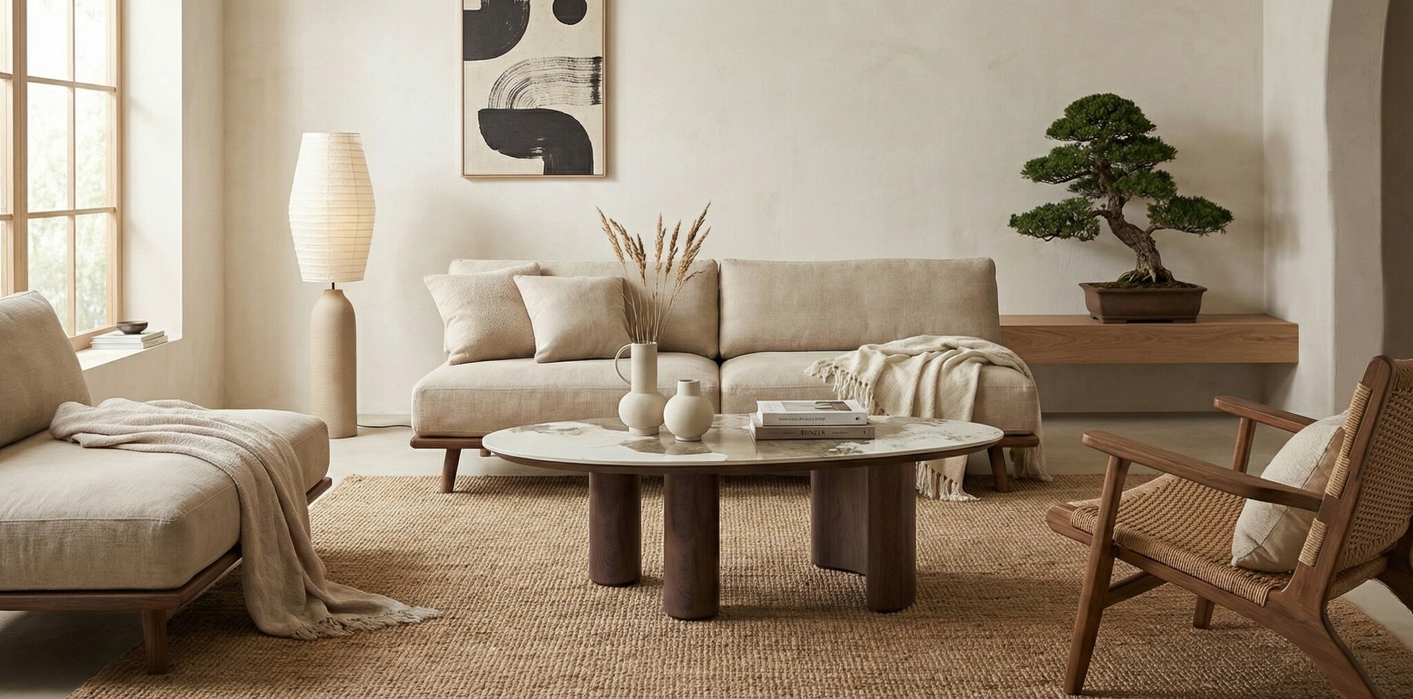 Salontafel Palermo - Bruin - Keramiek - (Marmerlook)