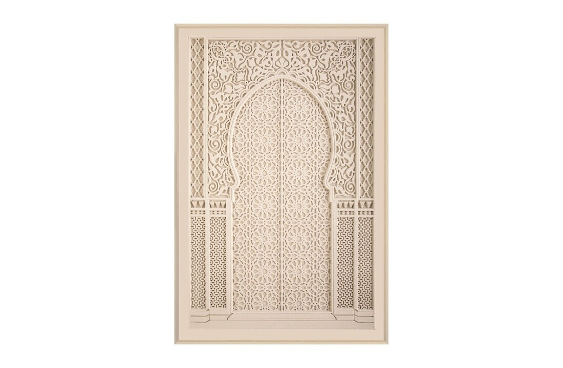 3D Schilderij Bab Mansour - 80 x 120 cm