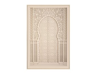 3D Schilderij Bab Mansour - 80 x 120 cm