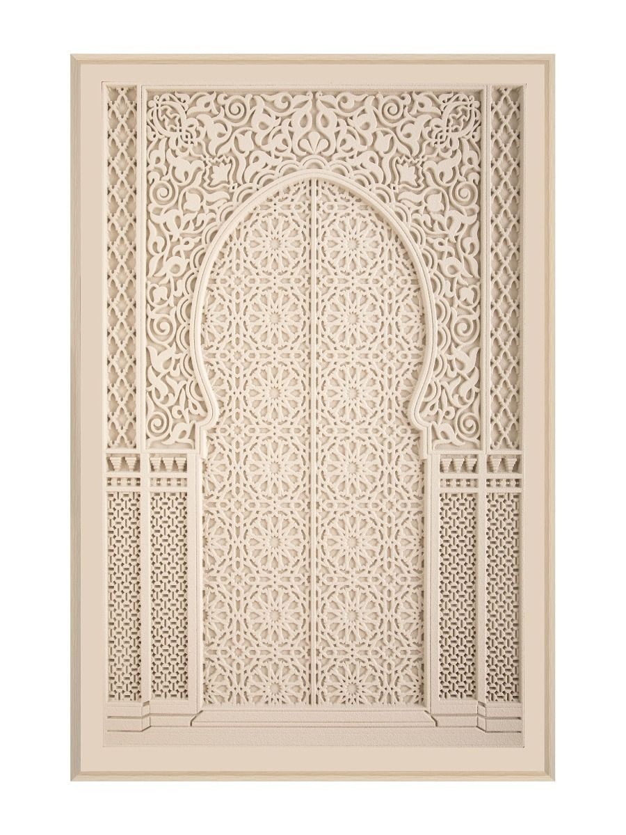 3D Schilderij Bab Mansour - 80 x 120 cm