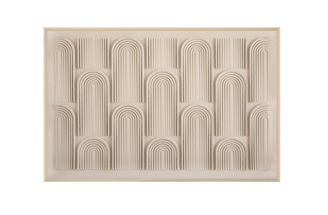 3D Schilderij Curves - 80 x 120 cm