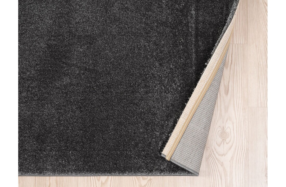 Vloerkleed hoogpolig Asta - Antraciet
