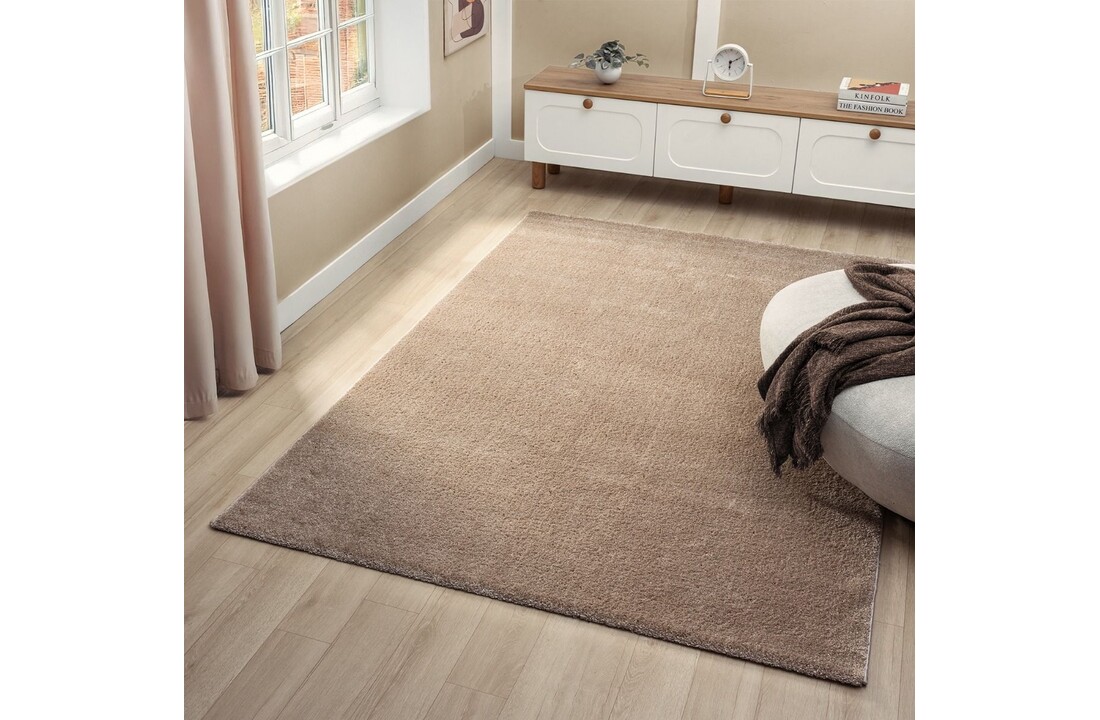 Vloerkleed hoogpolig Asta - Beige