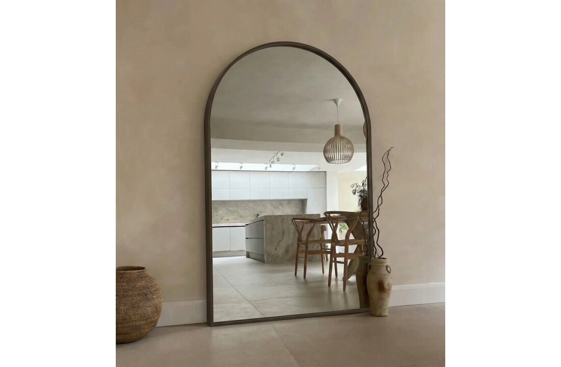 Boogspiegel Bruin 100x180 cm - Staand- en Hangsysteem