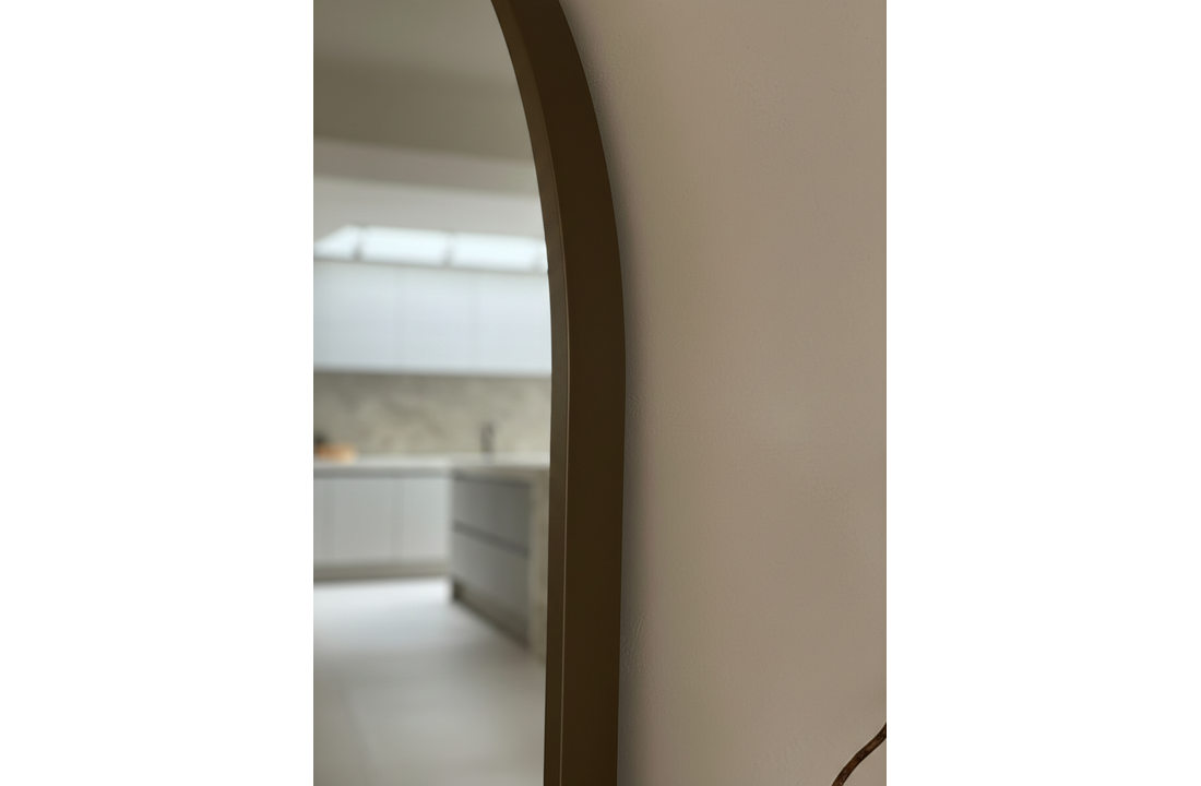 Boogspiegel Bruin 100x180 cm - Staand- en Hangsysteem