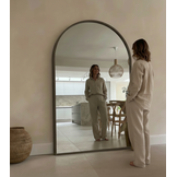 Boogspiegel Bruin 100x180 cm - Staand- en Hangsysteem