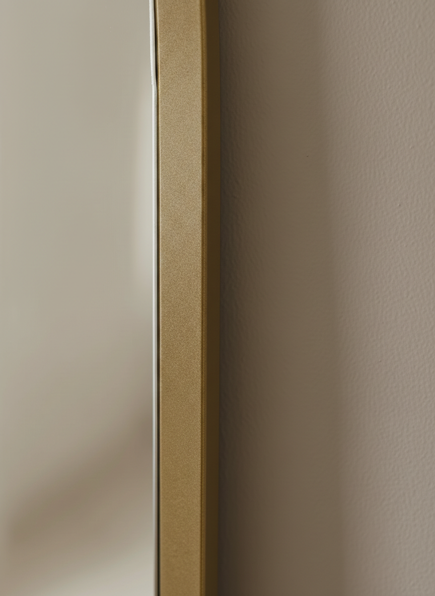 Boogspiegel Goud 100x180 cm - Staand- en Hangsysteem