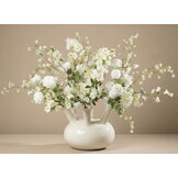 Zijden boeket | White Nature  - 19 stelen