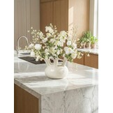 Zijden boeket | White Nature  - 19 stelen