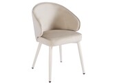 Eetkamerstoel Porto Taupe velvet  - beige - vast
