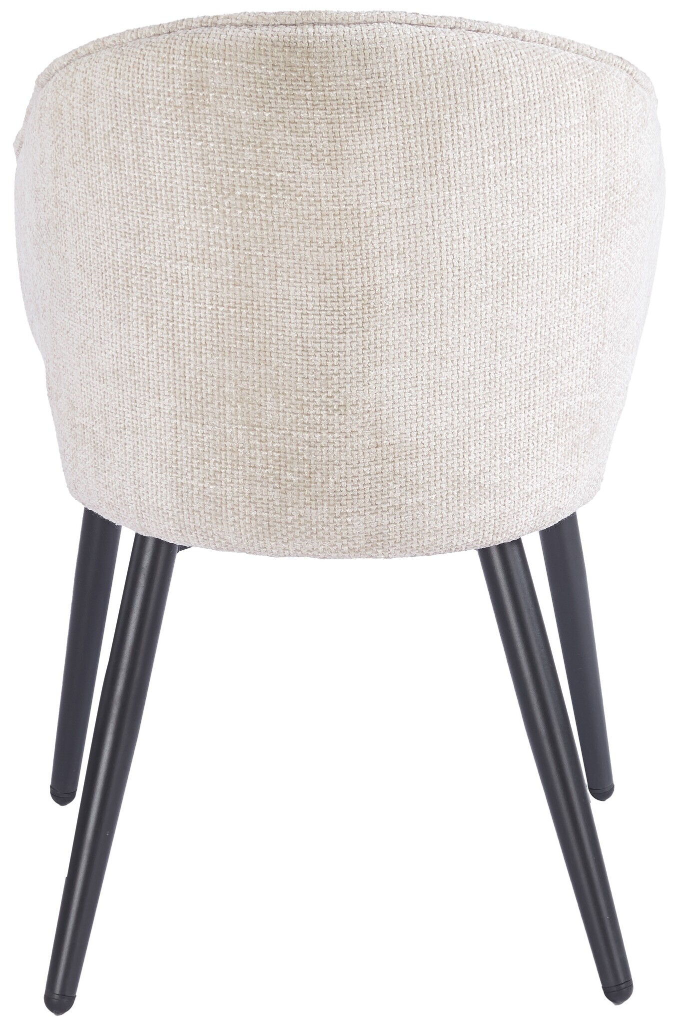 Eetkamerstoel Porto Renegade Natural 01 - zwart - vast