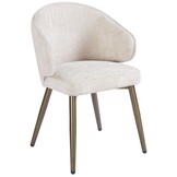 Eetkamerstoel Porto Renegade Natural 01 - bruin - vast