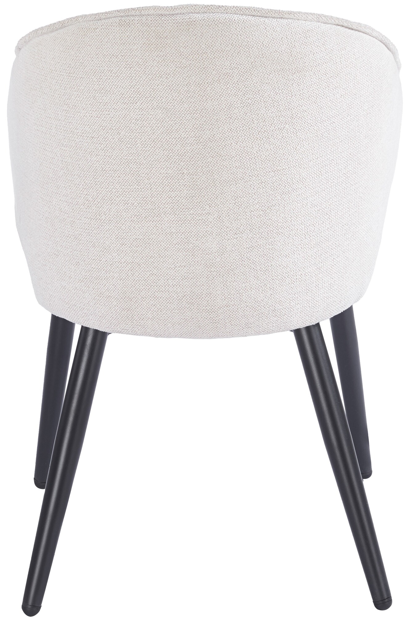 Eetkamerstoel Porto Sneak Linnen 110 - zwart - vast