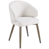 Eetkamerstoel Porto Sneak Linnen 110 - bruin - vast