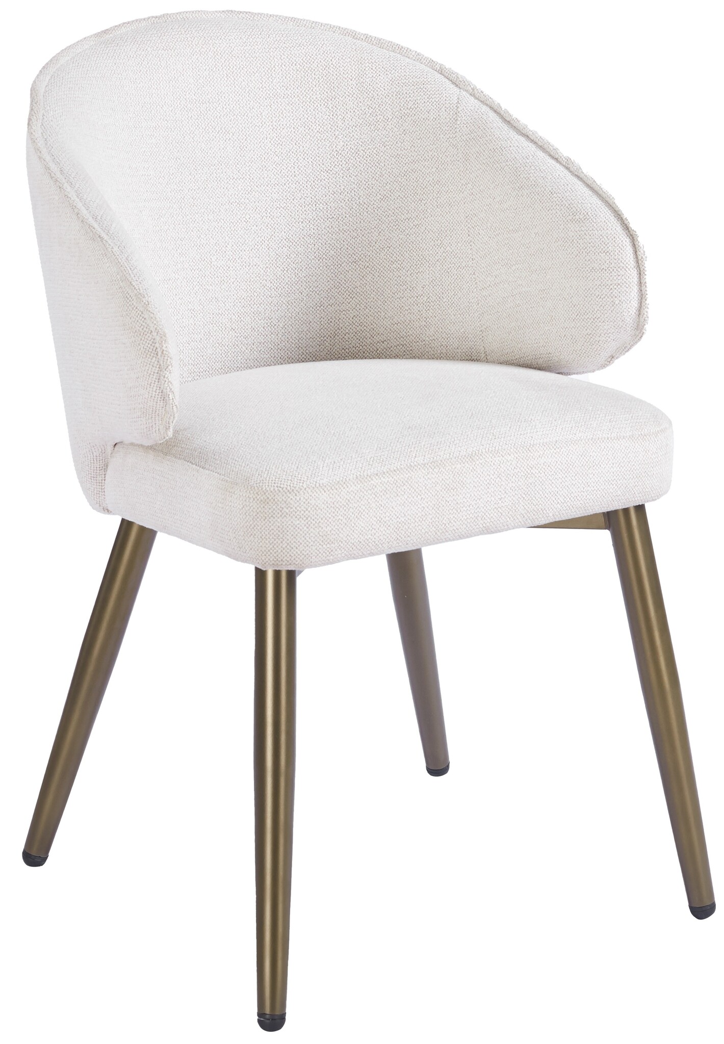 Eetkamerstoel Porto Sneak Linnen 110 - bruin - vast