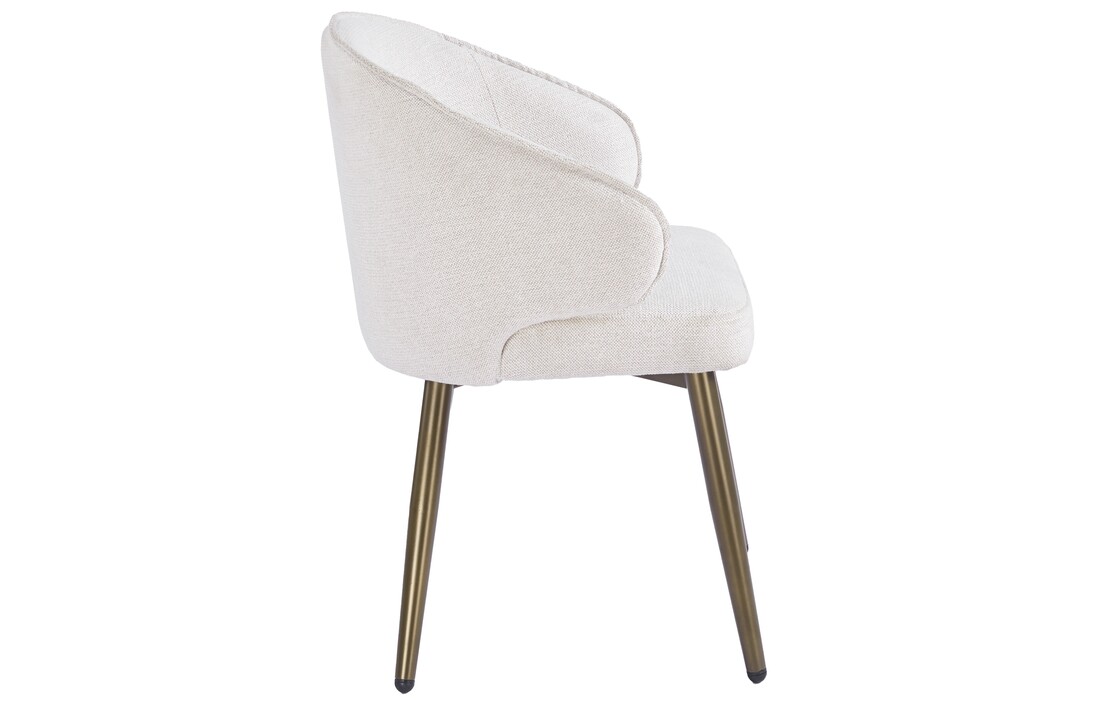 Eetkamerstoel Porto Sneak Linnen 110 - bruin - vast