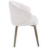 Eetkamerstoel Porto Sneak Linnen 110 - bruin - vast