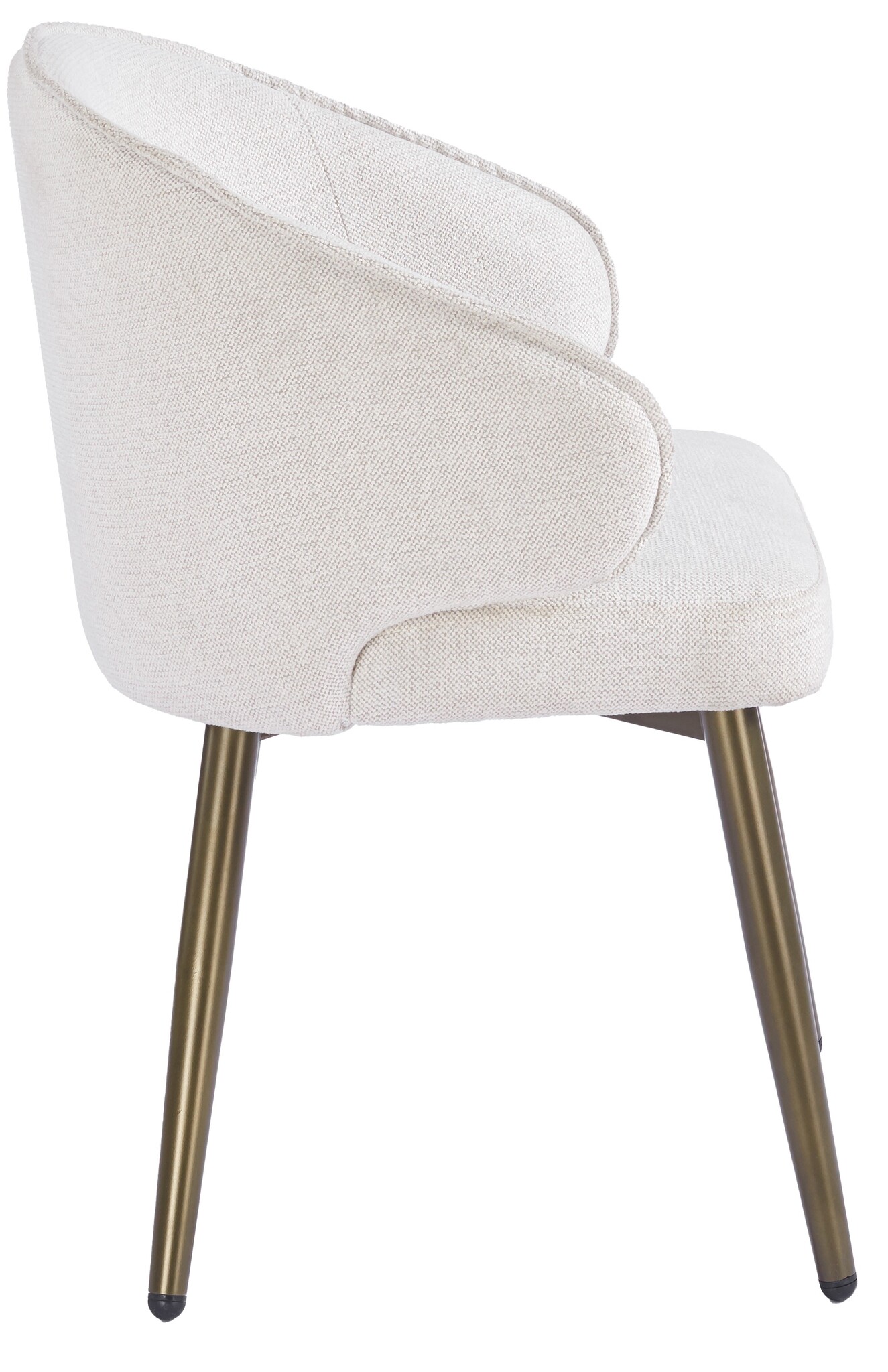 Eetkamerstoel Porto Sneak Linnen 110 - bruin - vast