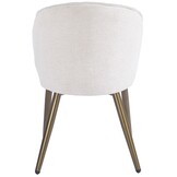 Eetkamerstoel Porto Sneak Linnen 110 - bruin - vast