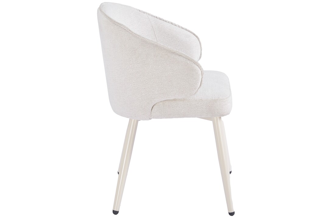 Eetkamerstoel Porto Sneak Linnen 110 - beige - vast