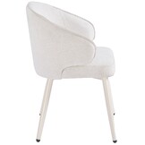 Eetkamerstoel Porto Sneak Linnen 110 - beige - vast