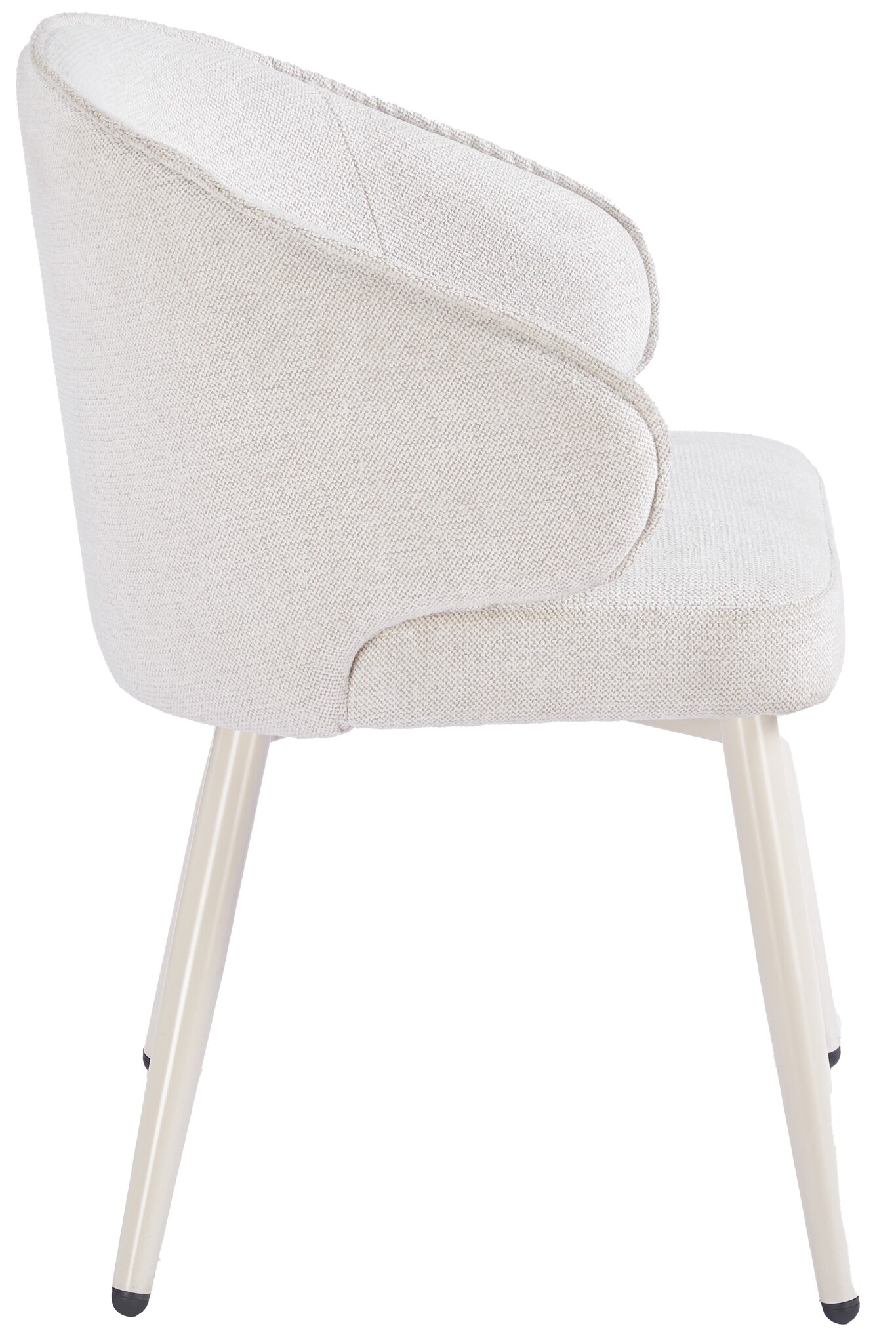 Eetkamerstoel Porto Sneak Linnen 110 - beige - vast