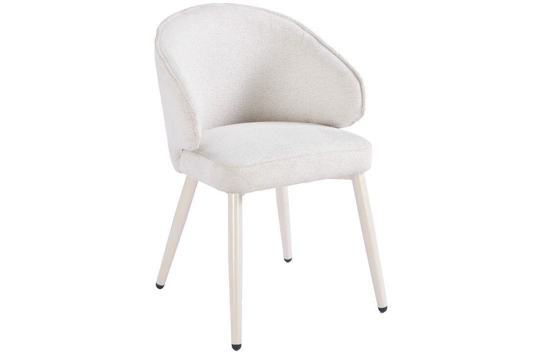 Eetkamerstoel Porto Sneak Linnen 110 - beige - vast