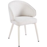 Eetkamerstoel Porto Sneak Linnen 110 - beige - vast