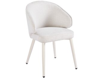 Eetkamerstoel Porto Sneak Linnen 110 - beige - vast