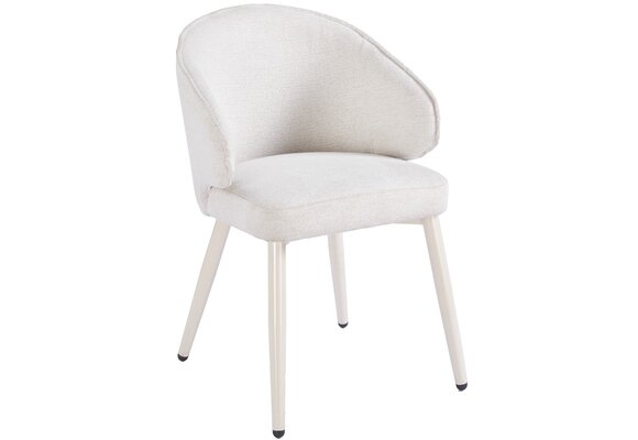 Eetkamerstoel Porto Sneak Linnen 110 - beige - vast