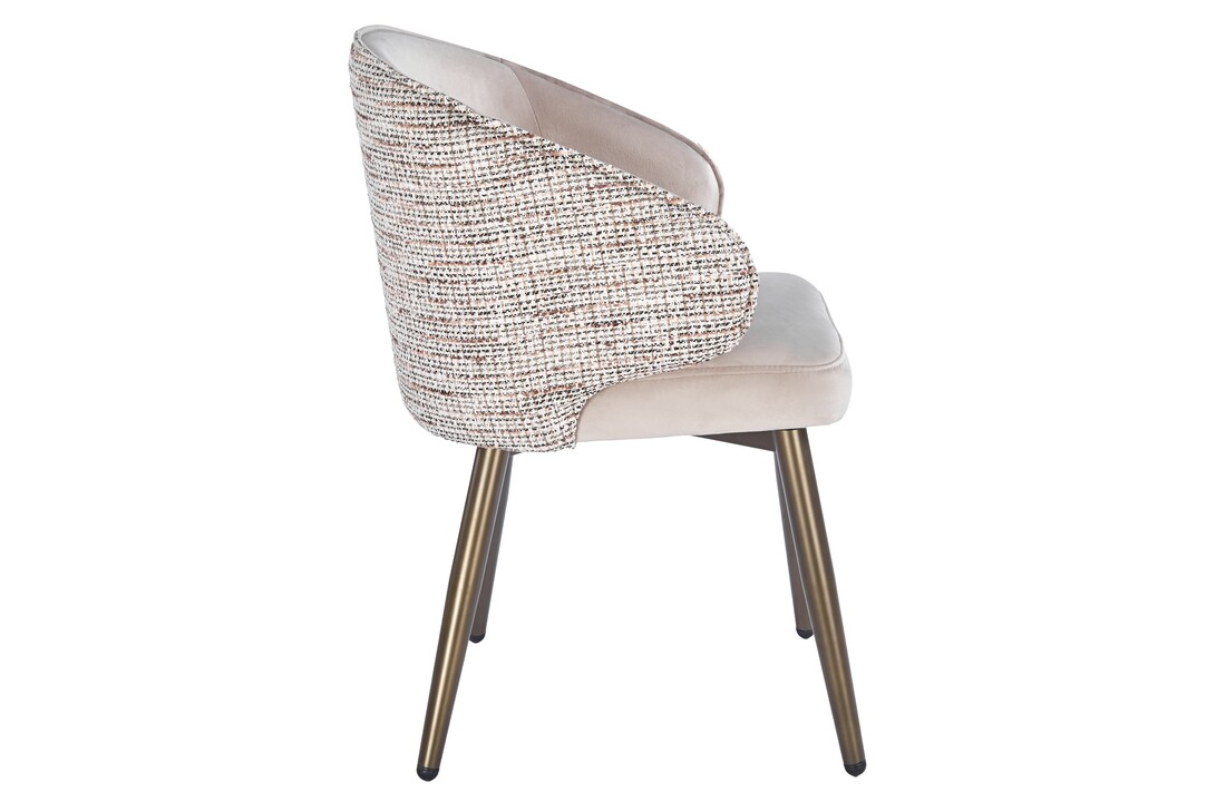 Eetkamerstoel Porto Quartz 903 / Be Trendy - bruin - vast