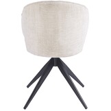 Eetkamerstoel Porto Renegade Natural 01 - zwart - draai