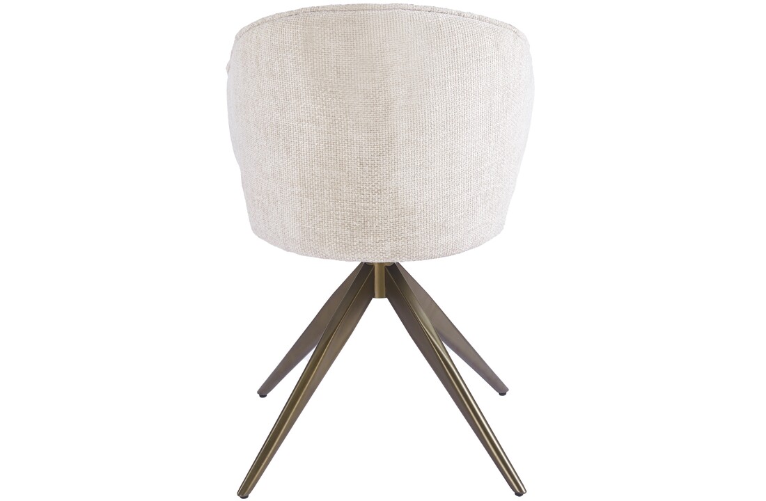 Eetkamerstoel Porto Renegade Natural 01 - bruin - draai