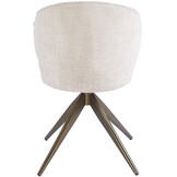 Eetkamerstoel Porto Renegade Natural 01 - bruin - draai