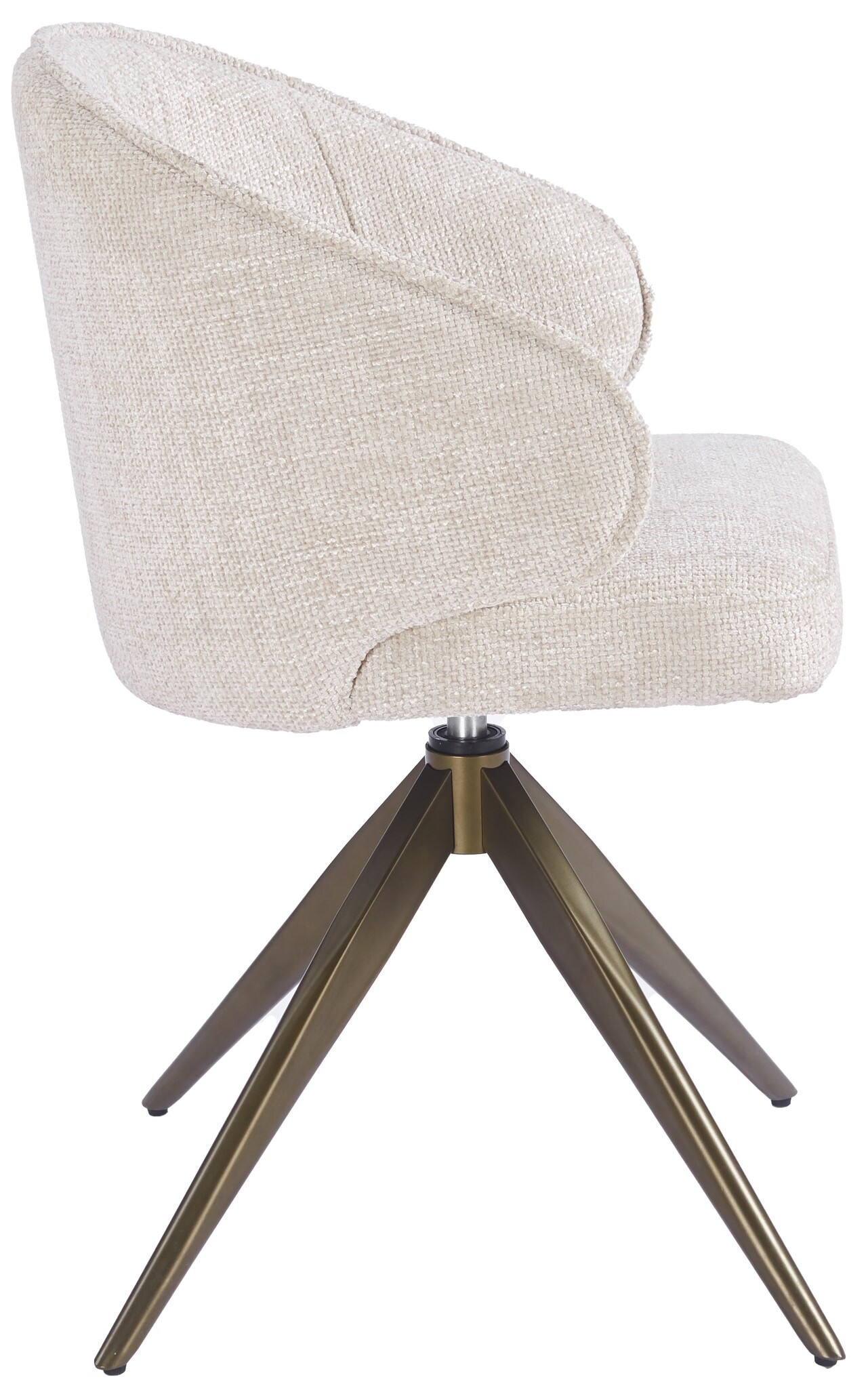 Eetkamerstoel Porto Renegade Natural 01 - bruin - draai