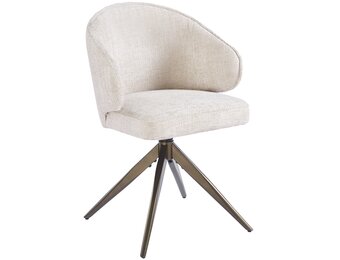 Eetkamerstoel Porto Renegade Natural 01 - bruin - draai