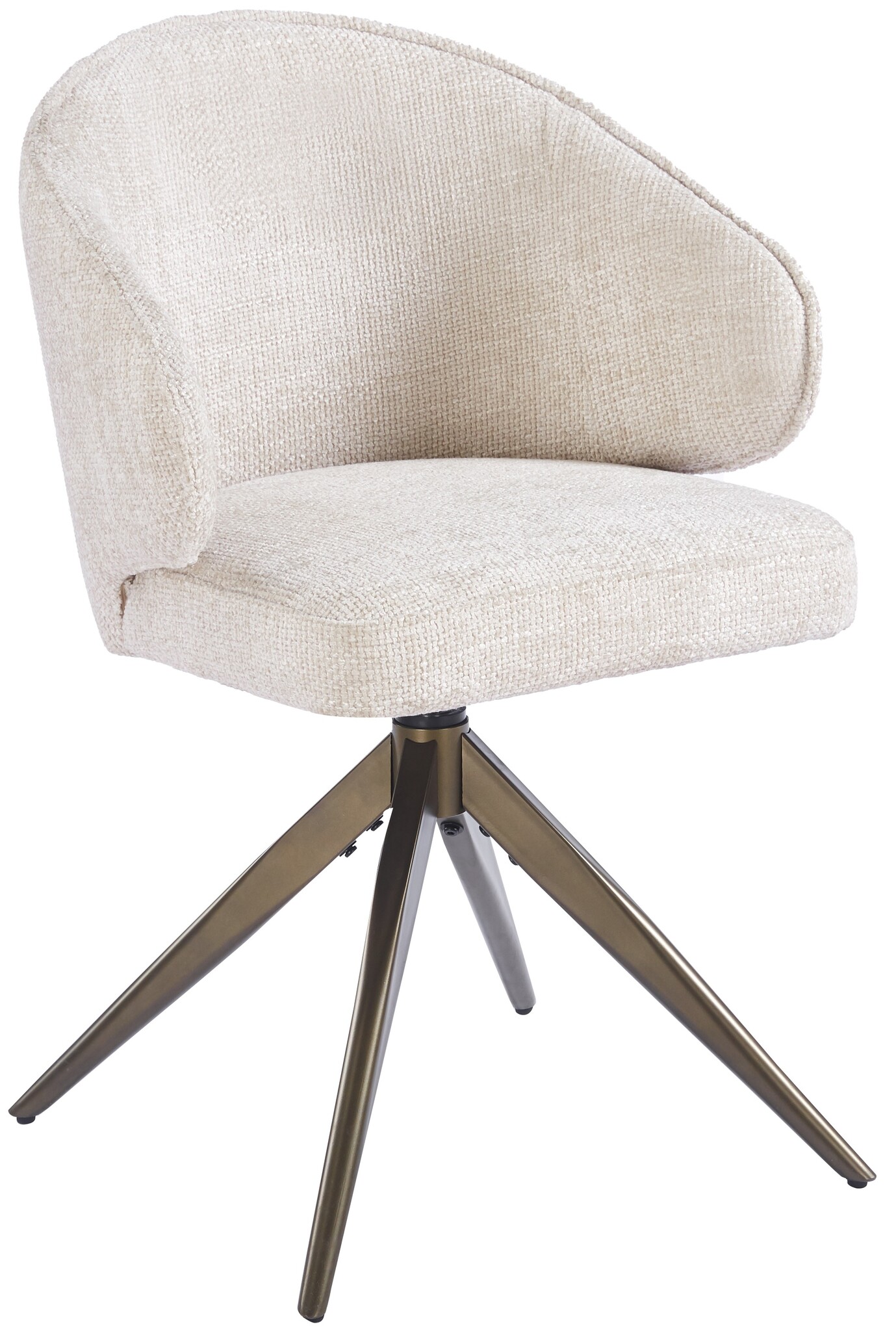 Eetkamerstoel Porto Renegade Natural 01 - bruin - draai