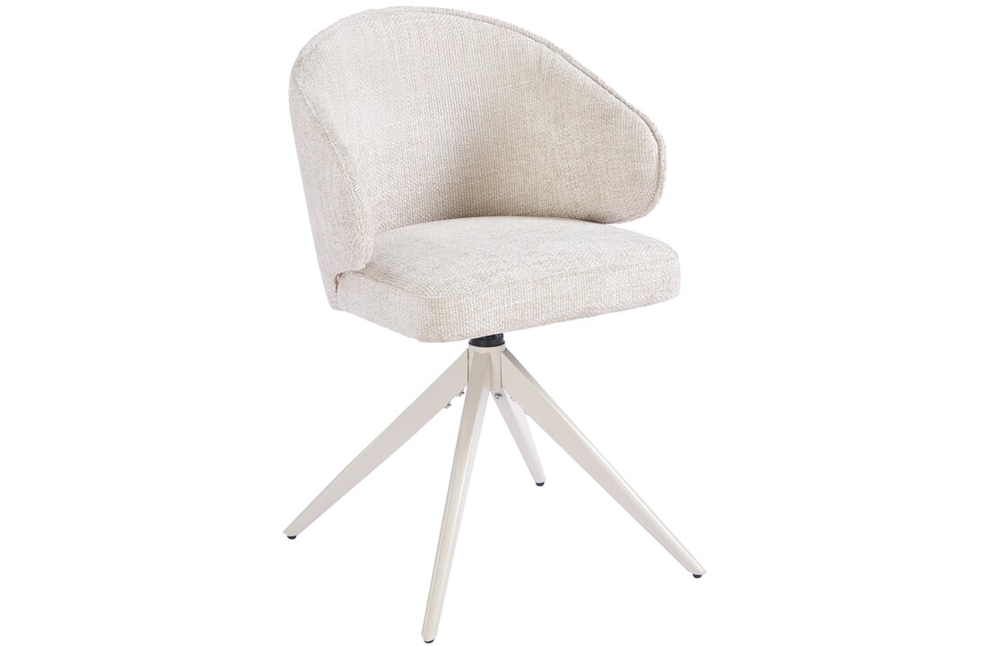 Eetkamerstoel Porto Renegade Natural 01 - beige - draai