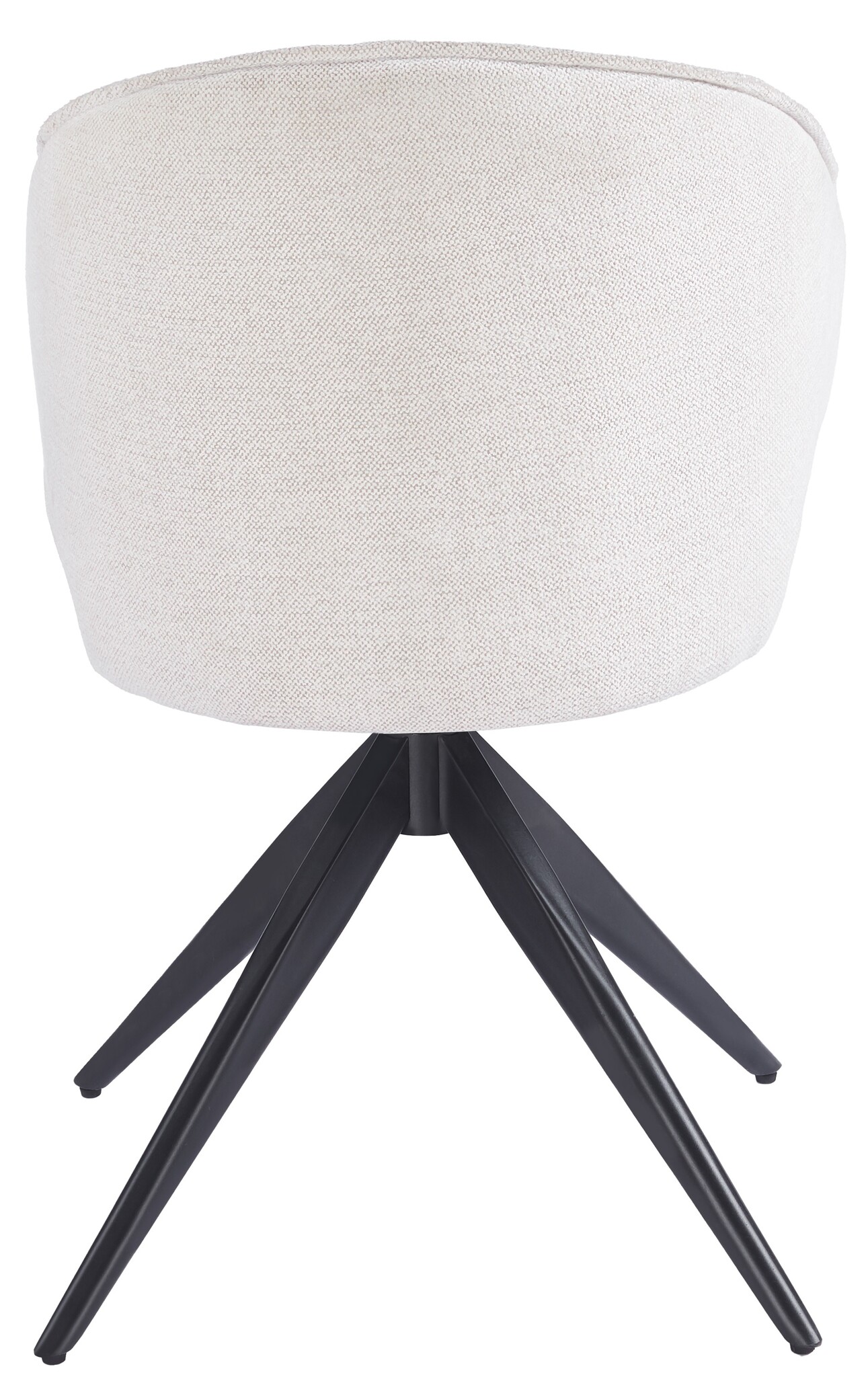 Eetkamerstoel Porto Sneak Linnen 110 - zwart - draai