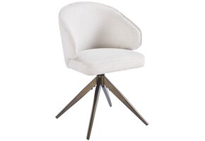 Eetkamerstoel Porto Sneak Linnen 110 - bruin - draai