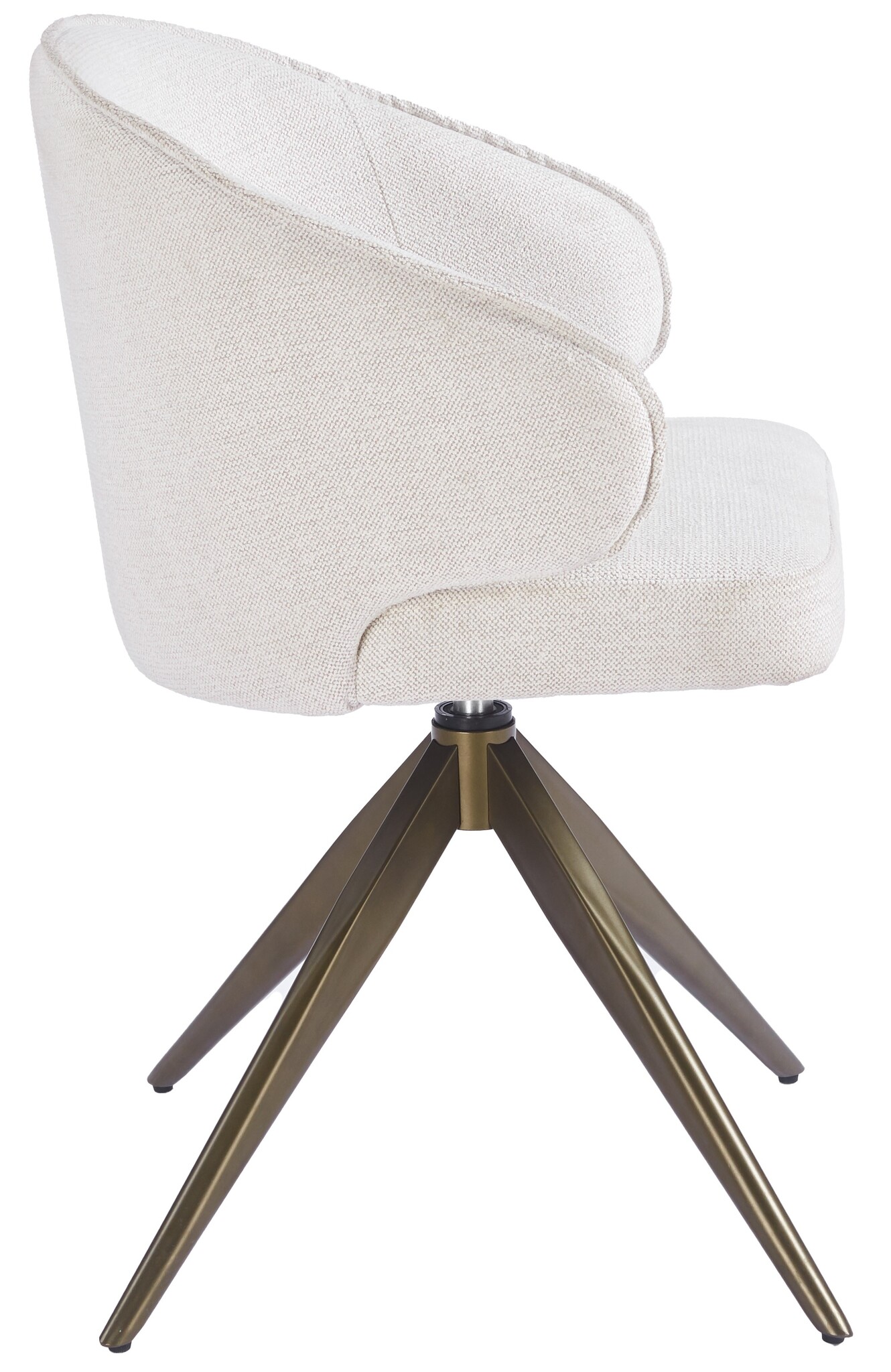 Eetkamerstoel Porto Sneak Linnen 110 - bruin - draai