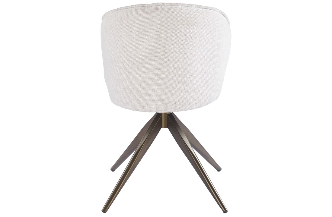 Eetkamerstoel Porto Sneak Linnen 110 - bruin - draai