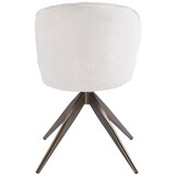 Eetkamerstoel Porto Sneak Linnen 110 - bruin - draai