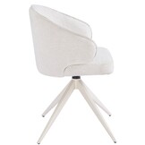 Eetkamerstoel Porto Sneak Linnen 110 - beige - draai