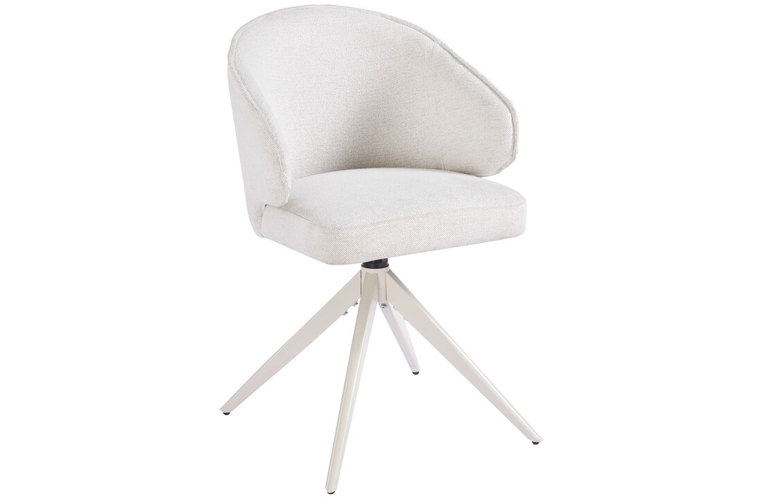 Eetkamerstoel Porto Sneak Linnen 110 - beige - draai