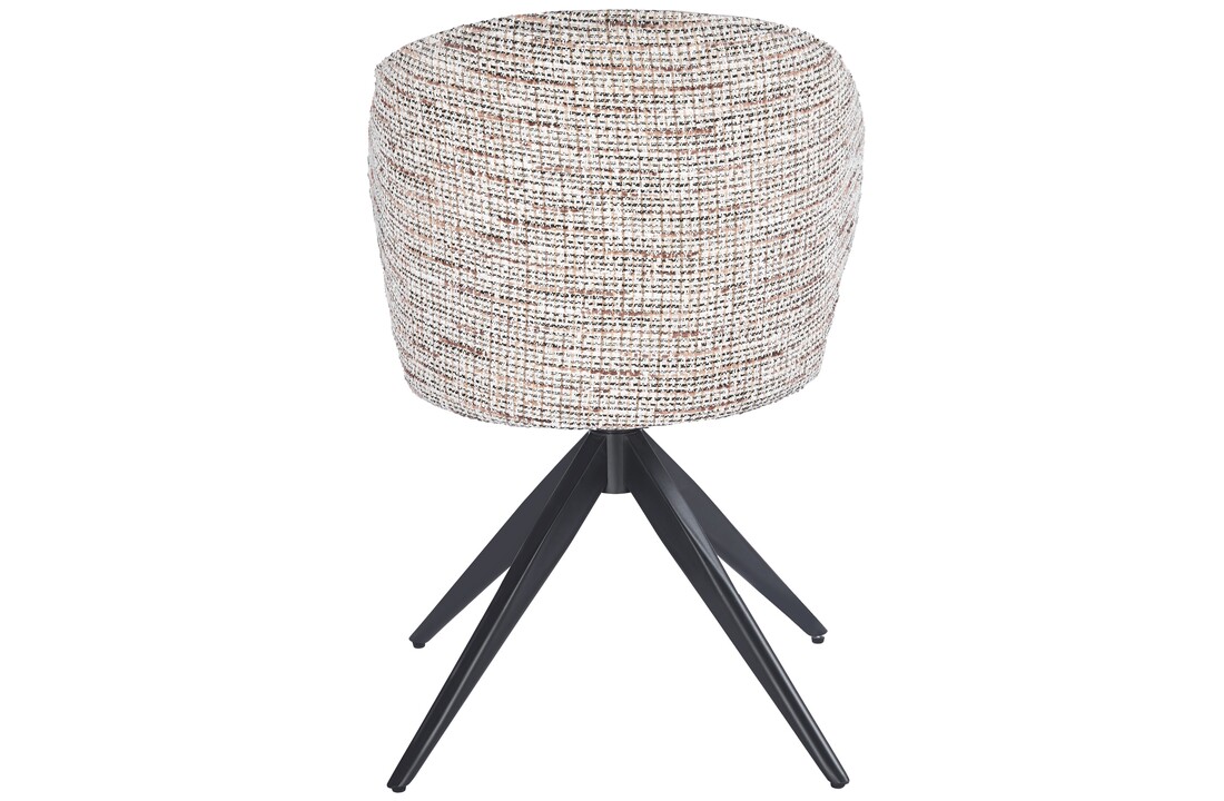 Eetkamerstoel Porto Quartz 903 / Be Trendy - zwart - draai