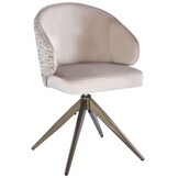 Eetkamerstoel Porto Quartz 903 / Be Trendy - bruin - draai