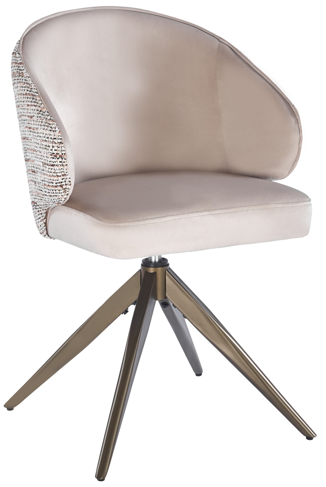 Eetkamerstoel Porto Quartz 903 / Be Trendy - bruin - draai