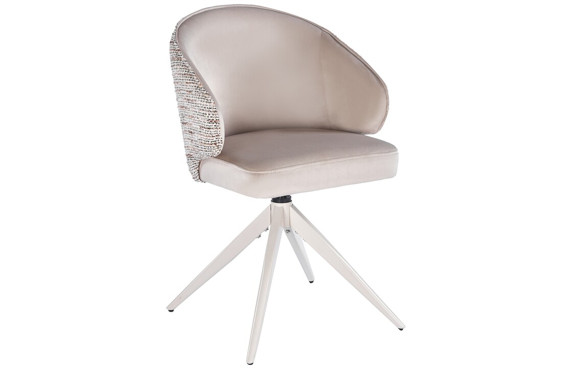 Eetkamerstoel Porto Quartz 903 / Be Trendy - beige - draai