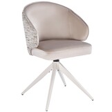 Eetkamerstoel Porto Quartz 903 / Be Trendy - beige - draai